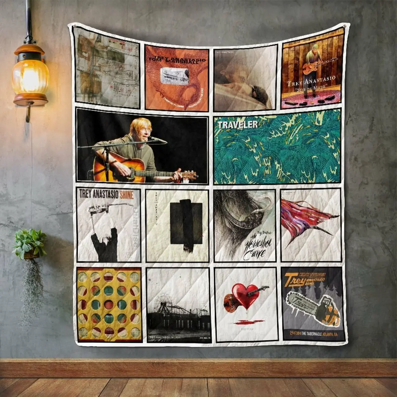 Trey Anastasio Album Covers Quilt Blanket and Home Decor