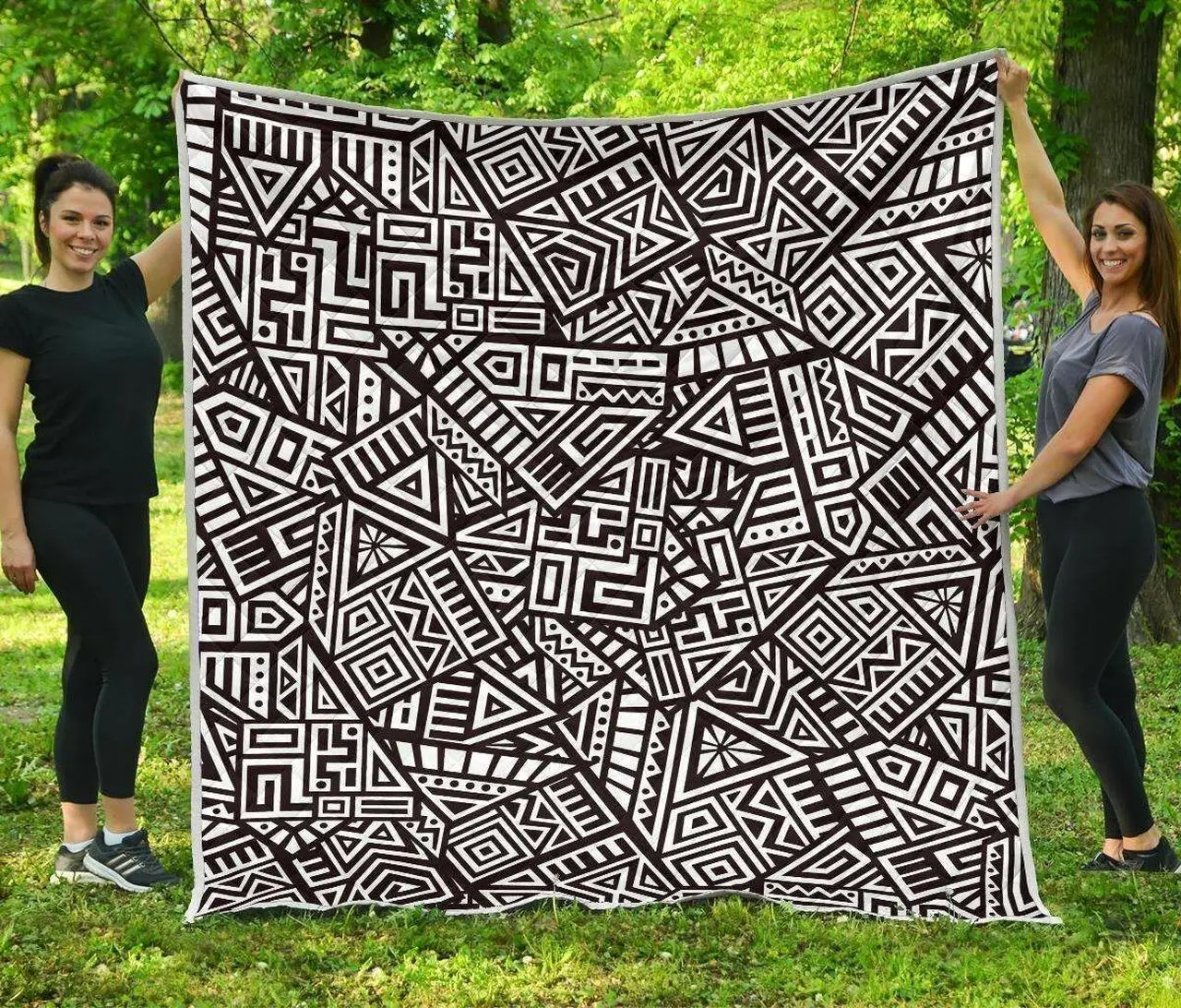Tribal Aztec Geometric Hur Quilt Bevrec and Home Decor