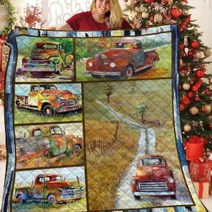 Trucker JFJ14042 3D Customized Quilt 2707 and Home Decor