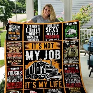 Trucker Quilt Blanket Dhc1501793Vt and Home Decor