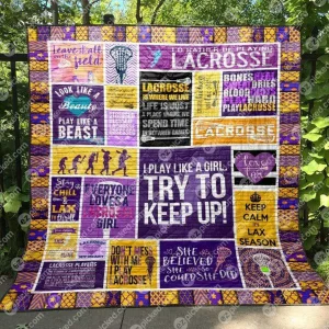 Try To Keep Up Quilt Blanket No96 Quilt and Home Decor