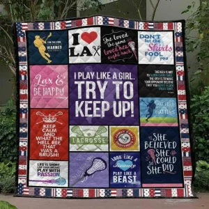 Try To Keep Up Quilt Blanket Vh09 Quilt and Home Decor