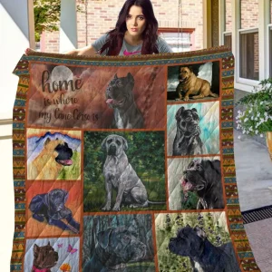 Ttl Dog Cane Corso Quilt Quilt and Home Decor