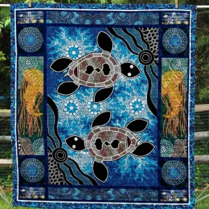 Turtle Bi290709C Quilt Blanket and Home Decor