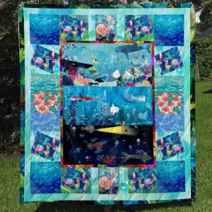 Turtle Ocean Quilt Quilt and Home Decor