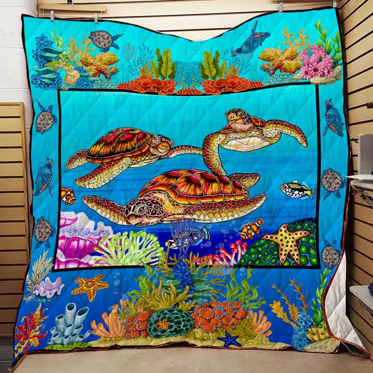 Turtle Quilt Q2002-00 and Home Decor