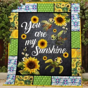 Turtle Sunshine Ah Quilt Derqzs and Home Decor