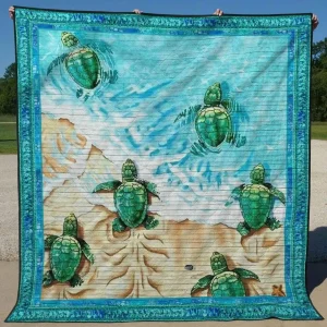 Turtle Tu170703A Tbg Quilt Blanket and Home Decor