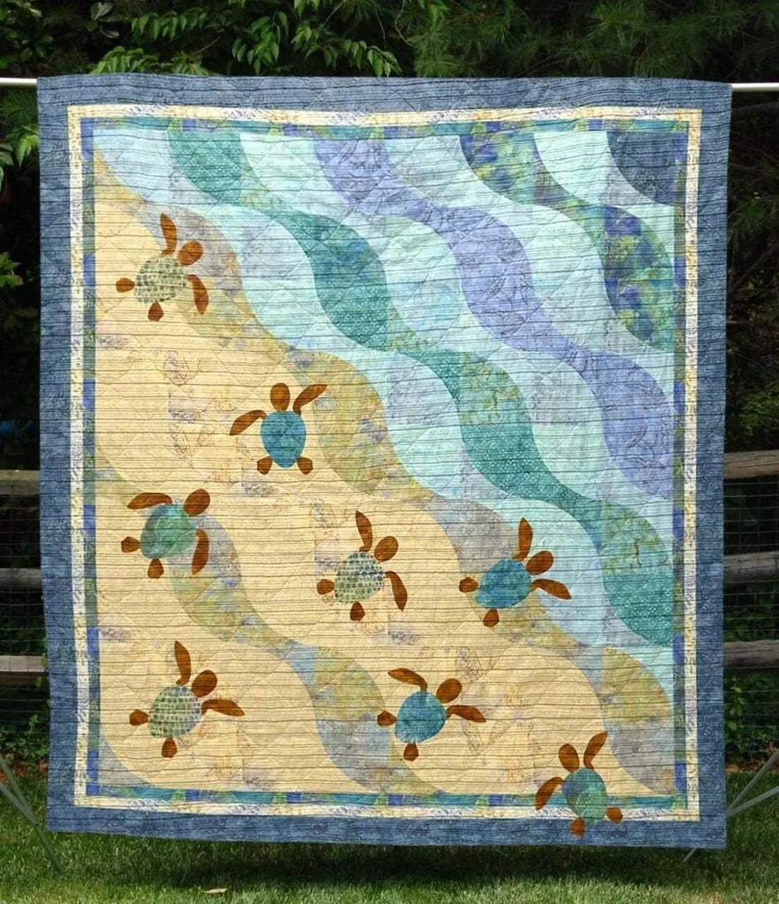 Turtle Vcb Quilt Derqaa and Home Decor