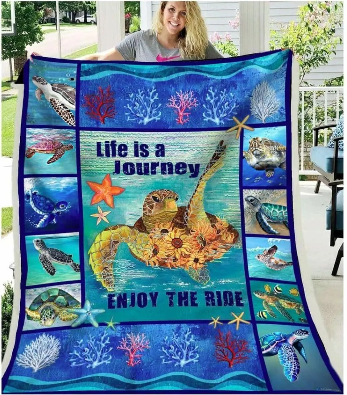 Turtle Vcb Quilt Derqkp and Home Decor