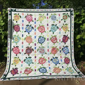 Turtle Ye 3D Personalized Customized Quilt Blanket 384 and Home Decor