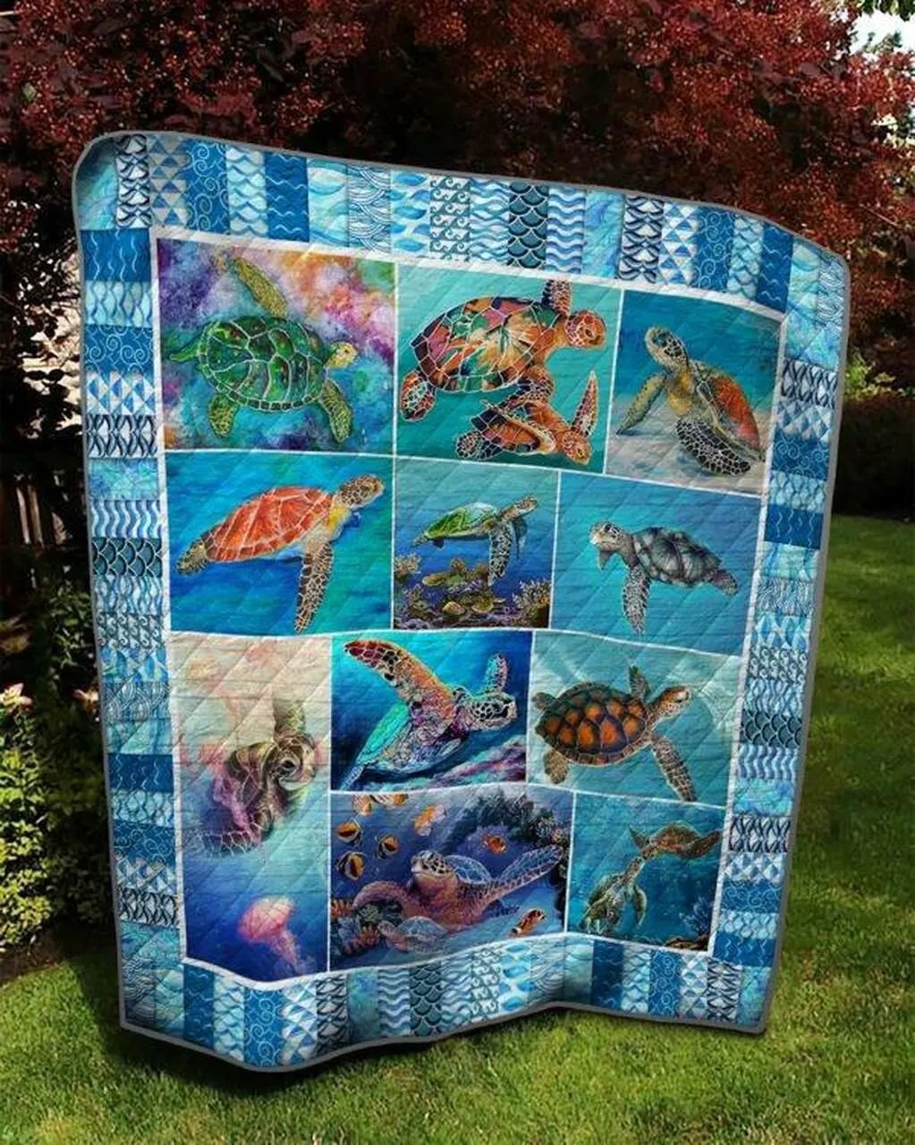 Turtles P504003 Quilt Blanket Quilt and Home Decor