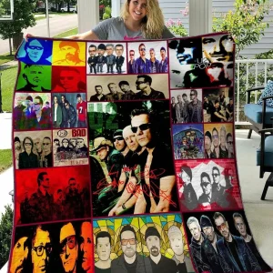 U2 Band Quilt Blanket Th1507 and Home Decor