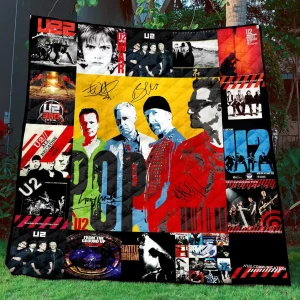 U2 Tml290717 Quilt Blanket Quilt and Home Decor