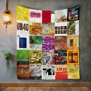 Ub40 Quilt Blanket and Home Decor