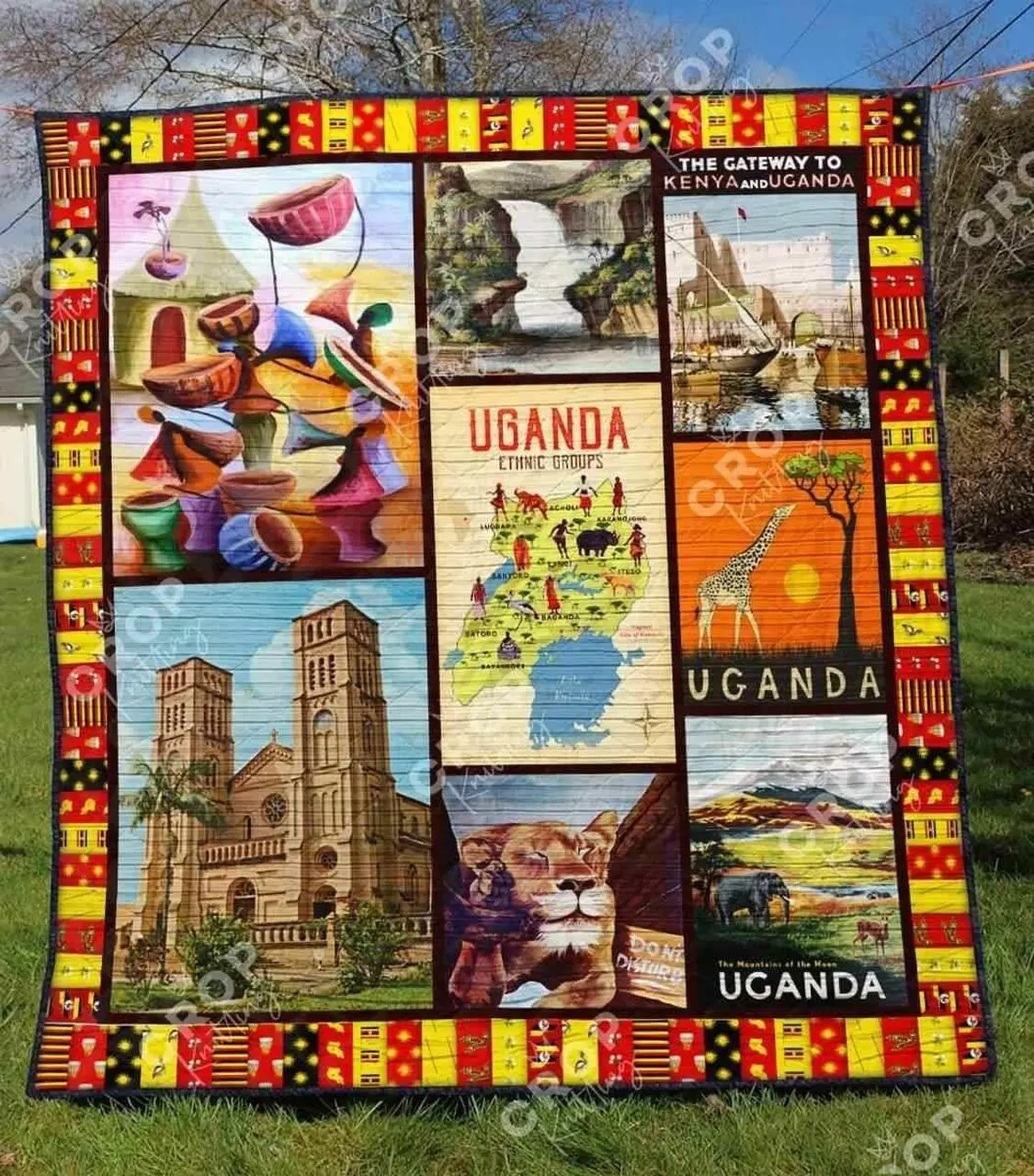 Uganda Blanket Th1307 Quilt and Home Decor