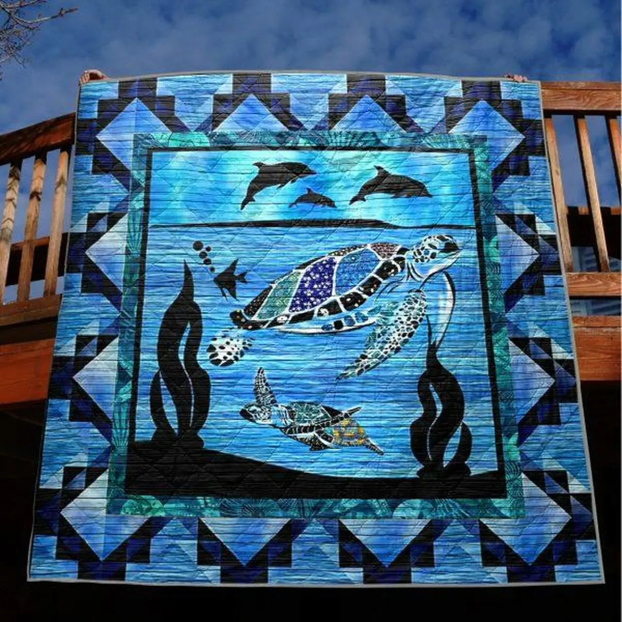 Under The Sea Quilt Blanket Lu88 Quilt and Home Decor