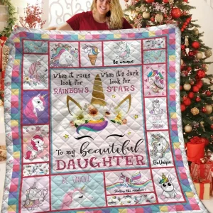 Unicorn JFJ14356 3D Customized Quilt 2707 and Home Decor