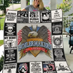 Union Boilermakers Quilt-Blanket and Home Decor