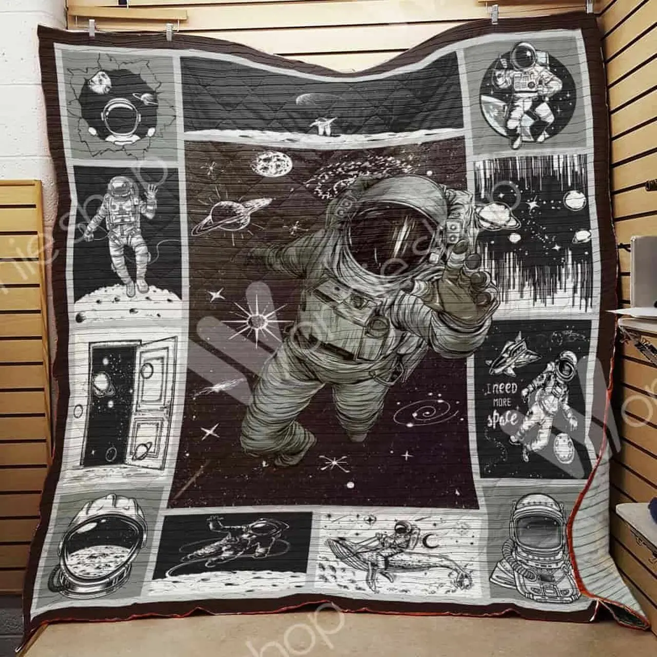 Universe Astronaut Quilt Igf and Home Decor