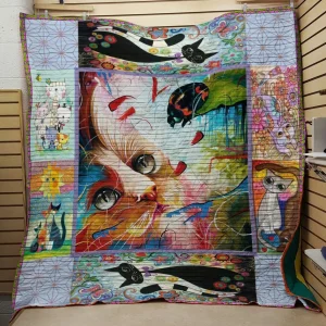 Until I Got A Cat Quilt and Home Decor