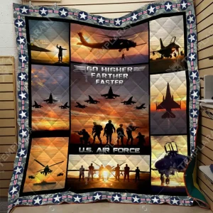 Us Air Force Htt-Qct0011 Quilt and Home Decor