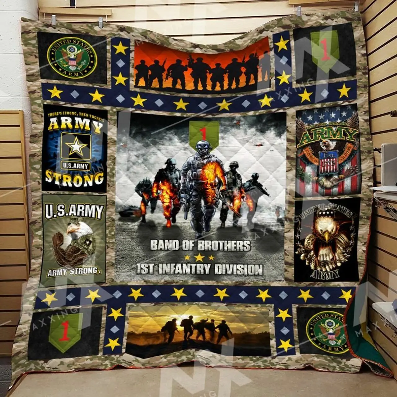 Us Army Quilt Blanket Dhc0910265Vt and Home Decor