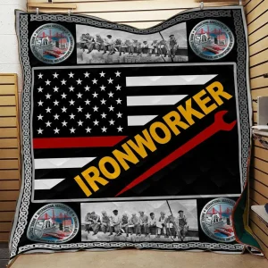 Us Ironworker JFJ14371 3D Customized Quilt 2707 and Home Decor