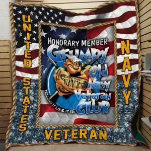 Us Navy Blanket Htt-Qct00033 Quilt and Home Decor