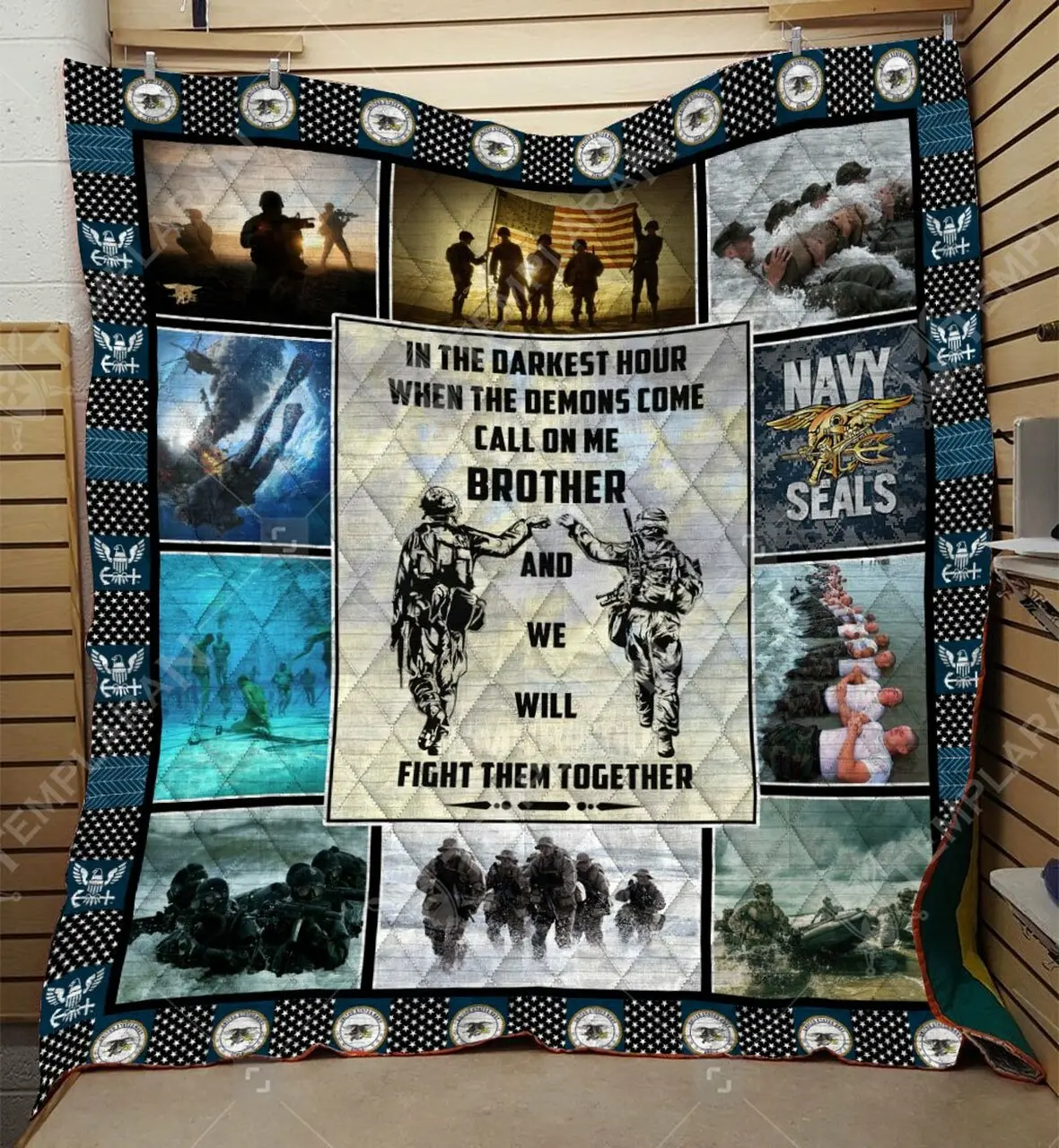 Us Navy Seals Blanket Htt-Qct00034 Quilt and Home Decor