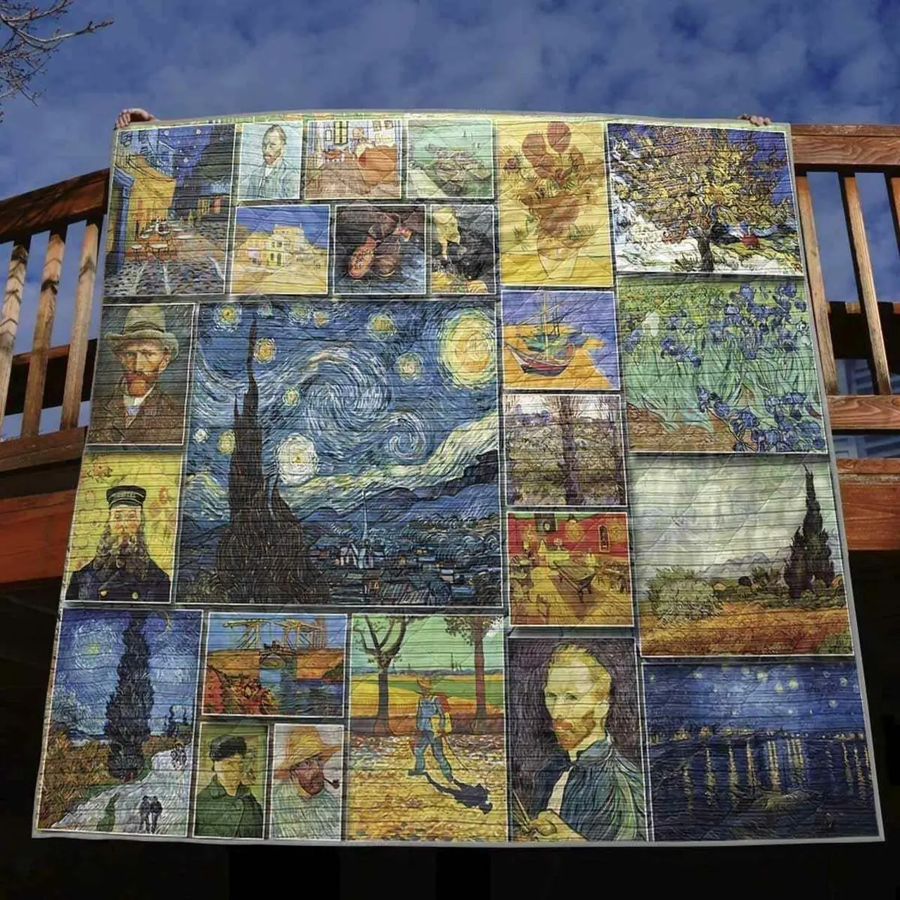 Van Gogh Collection Blanket Th1607 Quilt and Home Decor