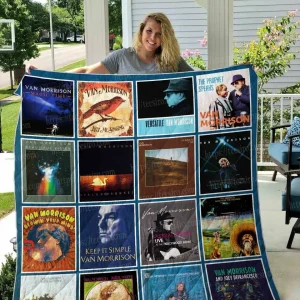 Van Morrison Album Quilt Blanket 01 and Home Decor