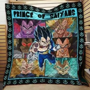 Vegeta Evolution For Fans Amine Blanket Th0907 Quilt and Home Decor