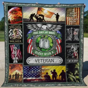 Veteran Quilt Blanket Quilt and Home Decor