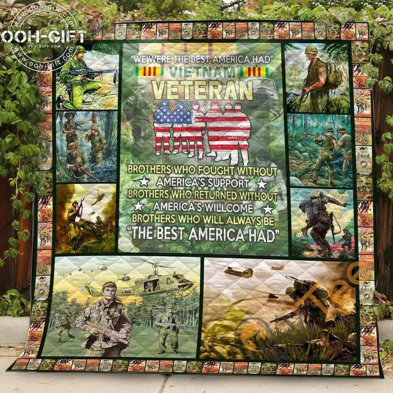 Vietnam Veteran 02 – 3D Blanket TH0807 Quilt and Home Decor