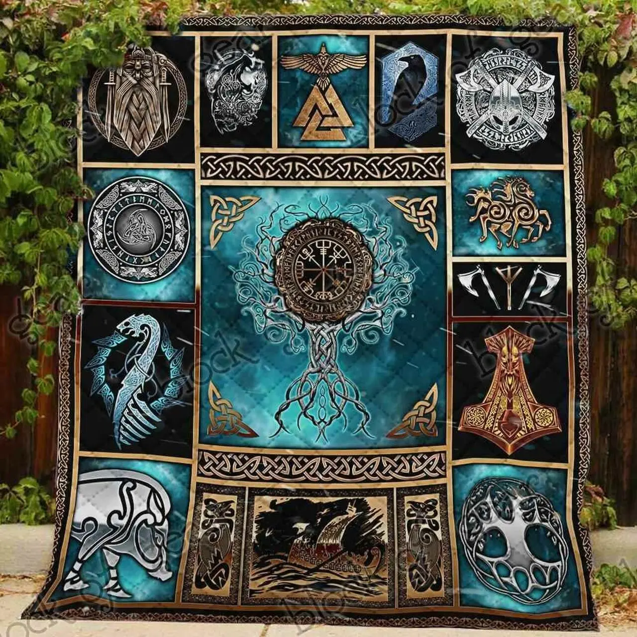 Viking Blanket Kc1507 Quilt and Home Decor