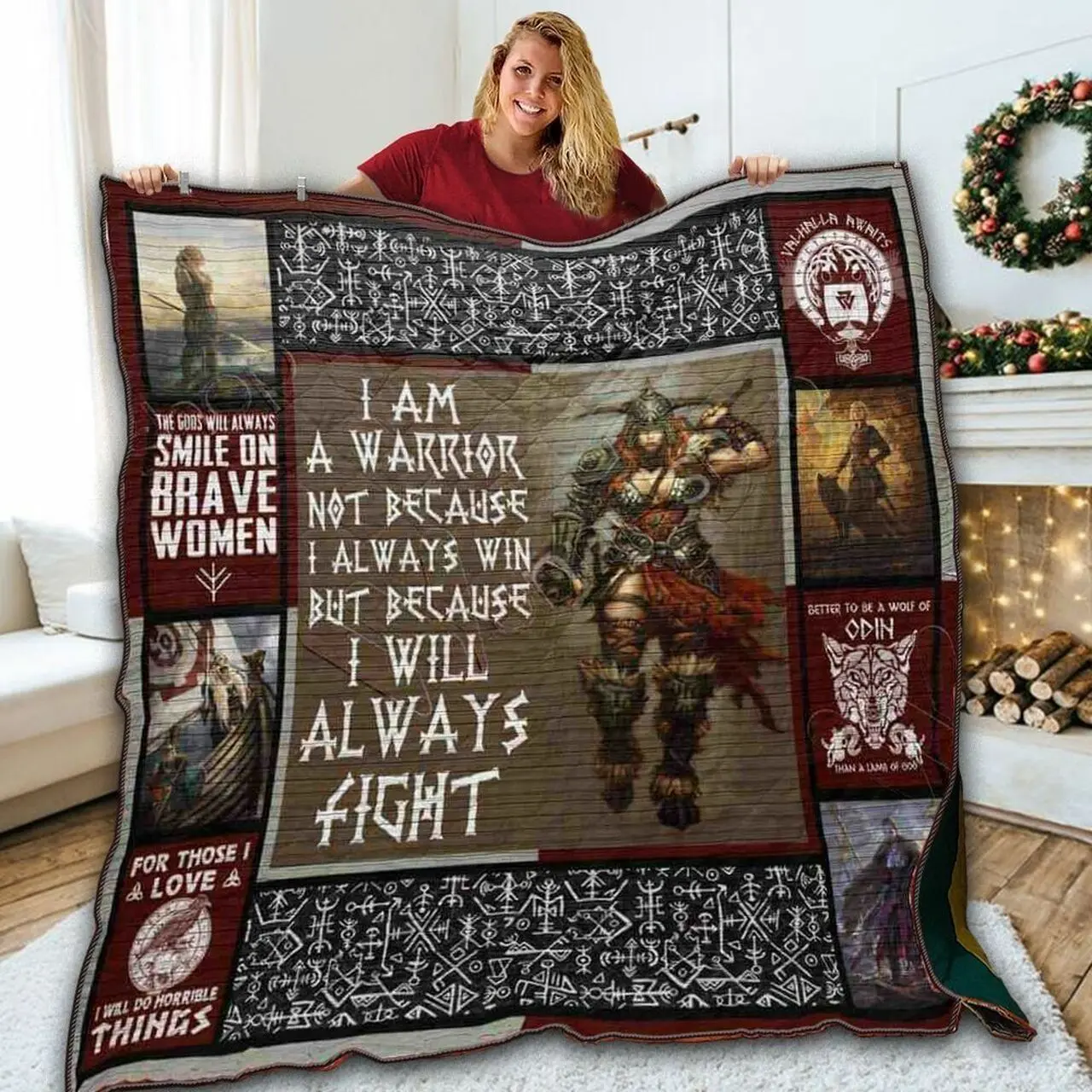 Viking In Love V11 3D Customized Quilt and Home Decor