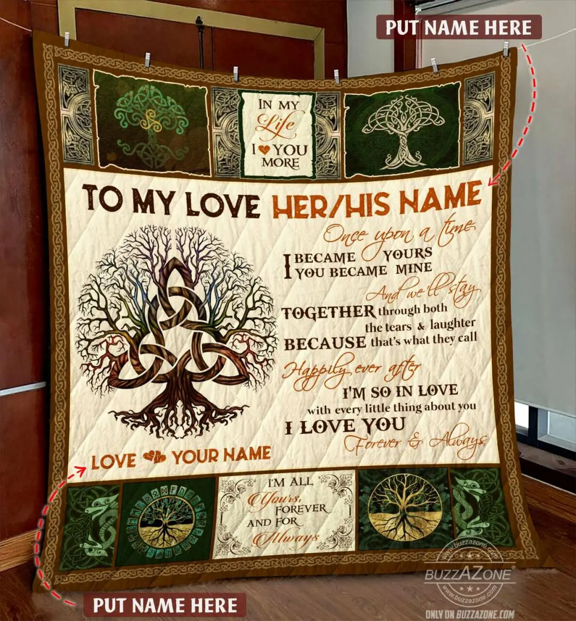 Viking Once Upon A Time Custom Quilt Cc N and Home Decor