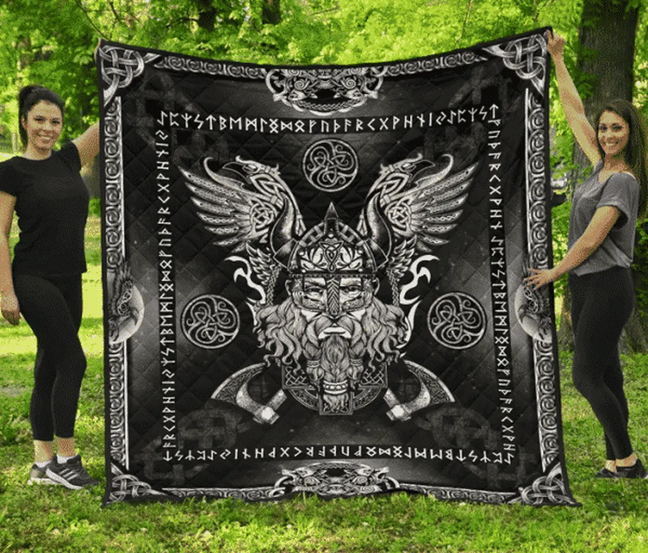 Viking Pat 3D Customized Quilt and Home Decor