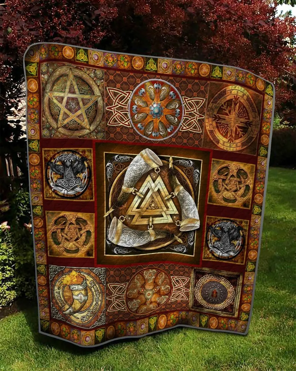 Vikings Quilt Blanket and Home Decor