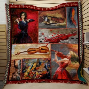 Violon 3 Quilt and Home Decor