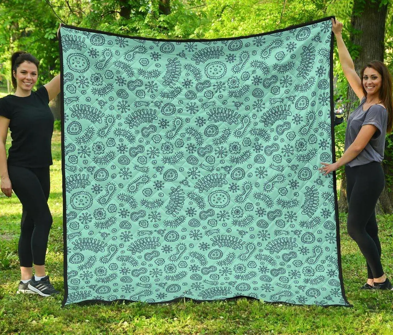 Virus Bacteria Cl12100728Mdq Quilt Blanket and Home Decor