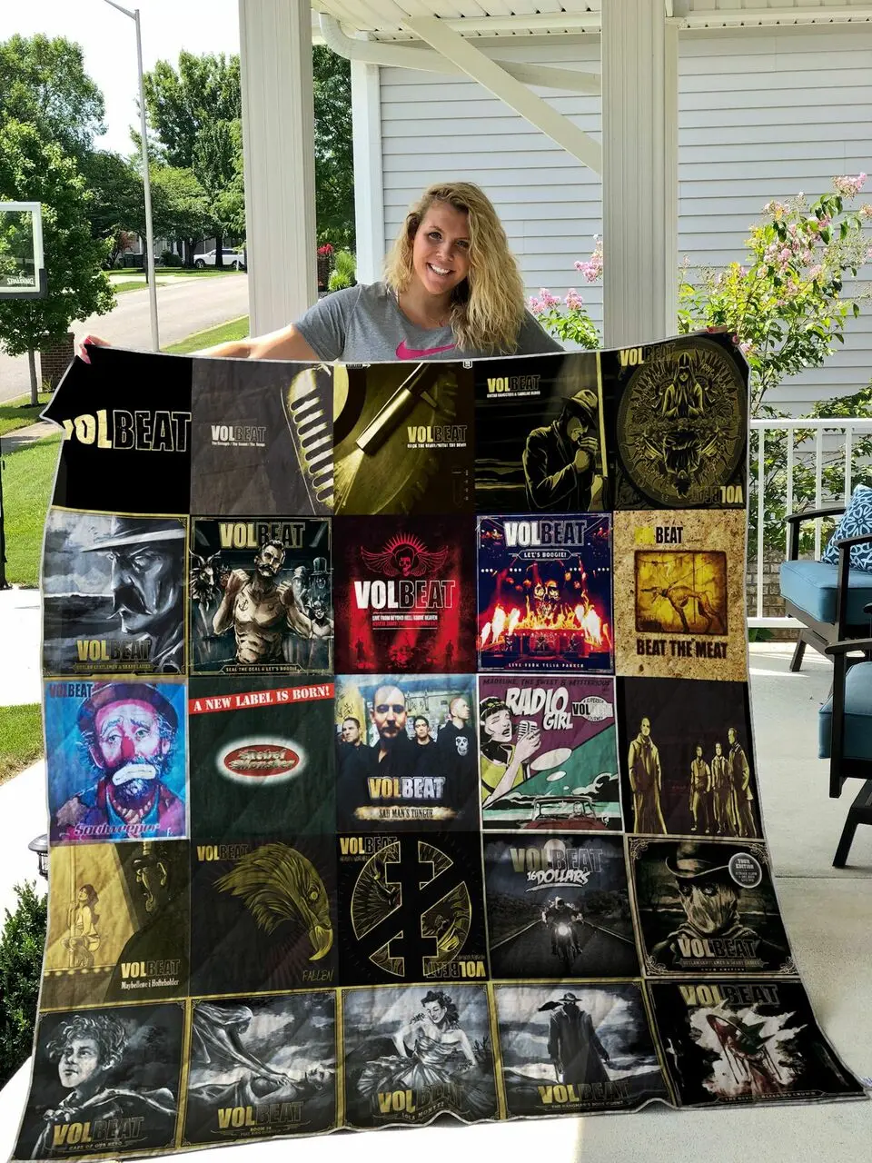 Volbeat Quilt Blanket and Home Decor