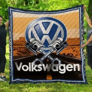 Volkswagen 3 Quilt Blanket and Home Decor