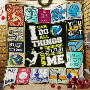 Volleyball Hur Quilt Bevrvi and Home Decor