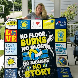 Volleyball Quilt Blanket and Home Decor
