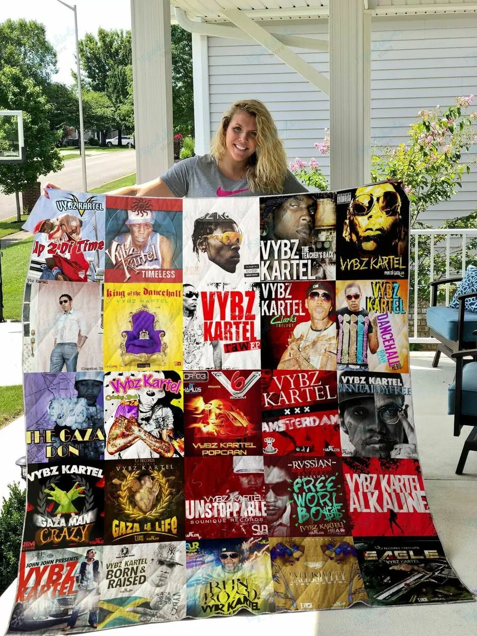 Vybz Kartel Quilt Blanket and Home Decor