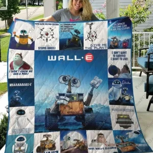 Wall-E Quilt Blanket Limited Quilt Blanket and Home Decor