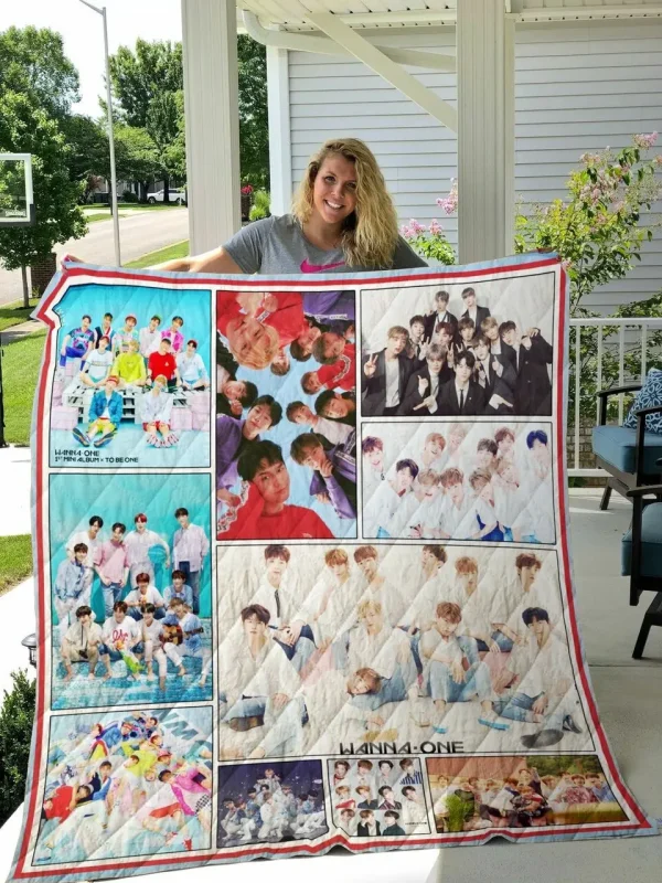 Wanna One Random Quilt Blanket and Home Decor
