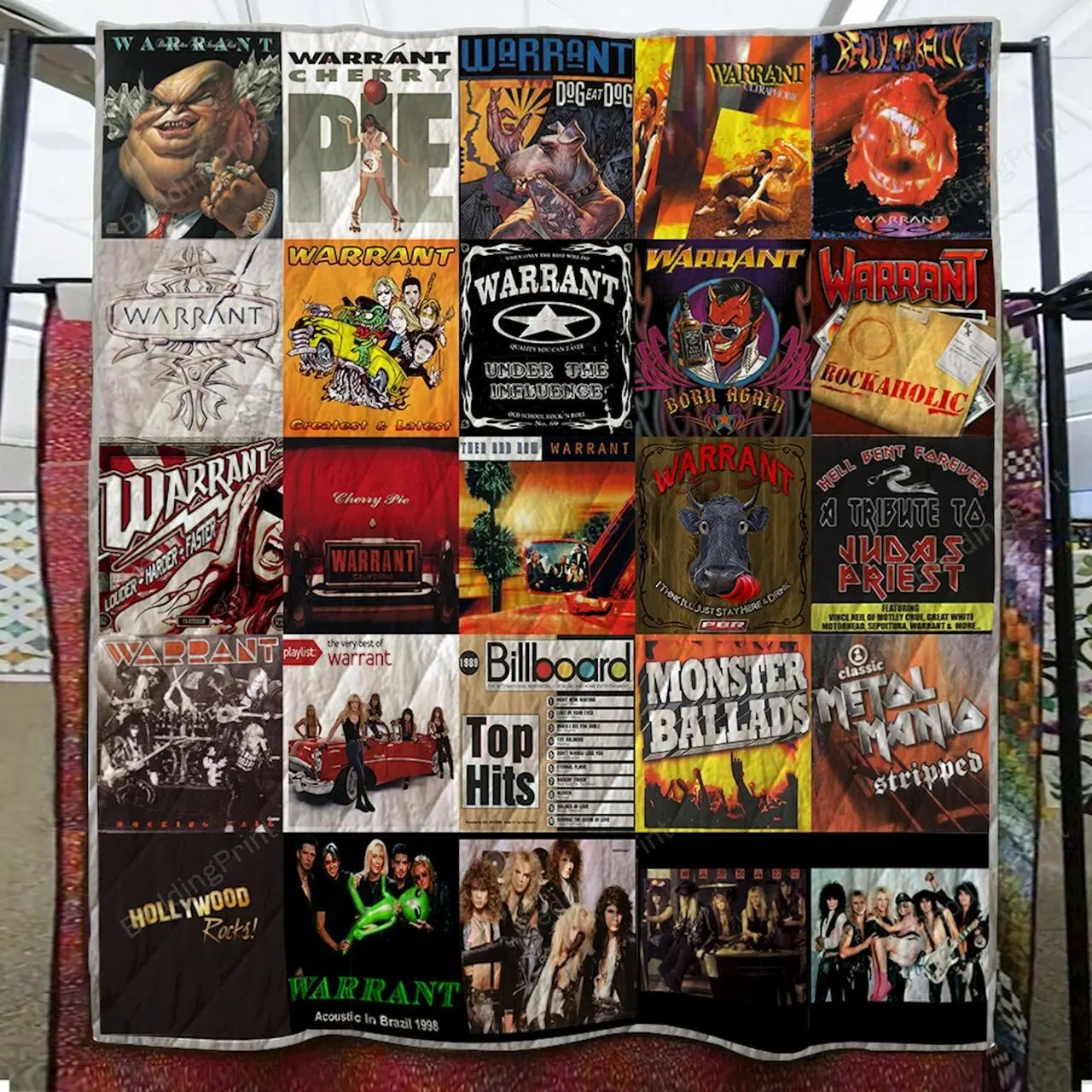 Warrant Quilt Blanket and Home Decor